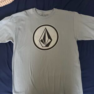 Volcom Men's Light Blue T-Shirt